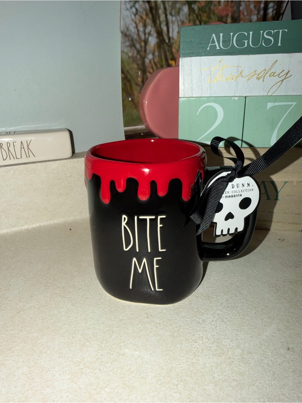 Rae dunn bite me mug